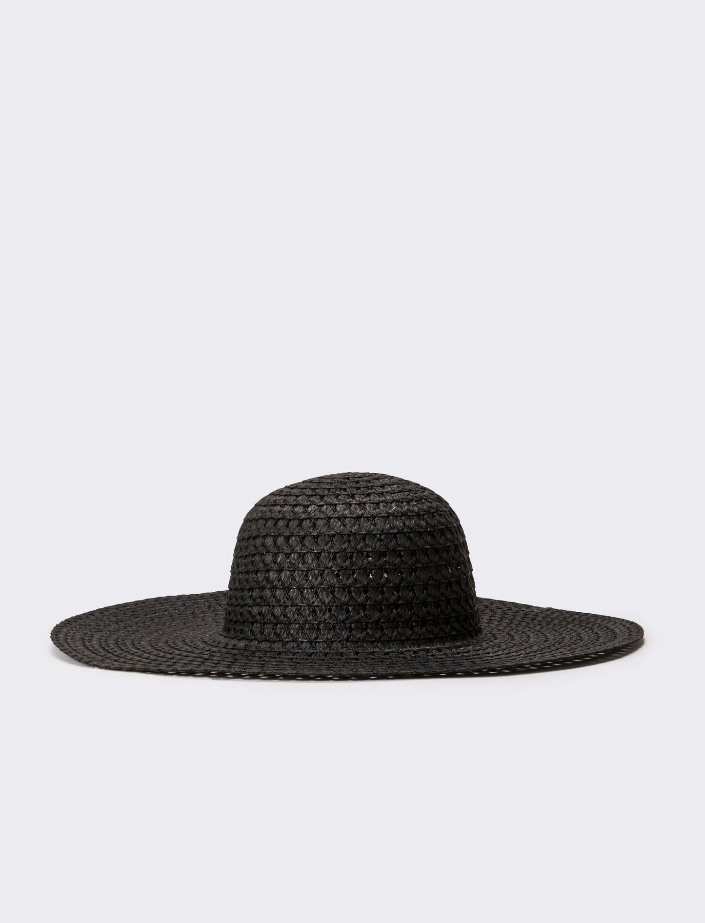 Cappello donna a falda larga - Nero