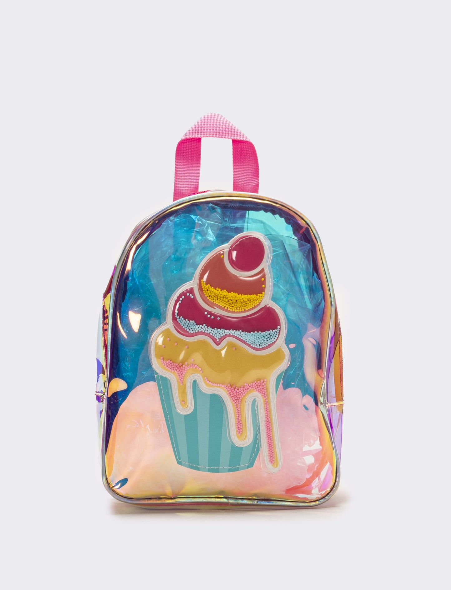 Zainetto bambina ice-cream e cupcake - Trasparente
