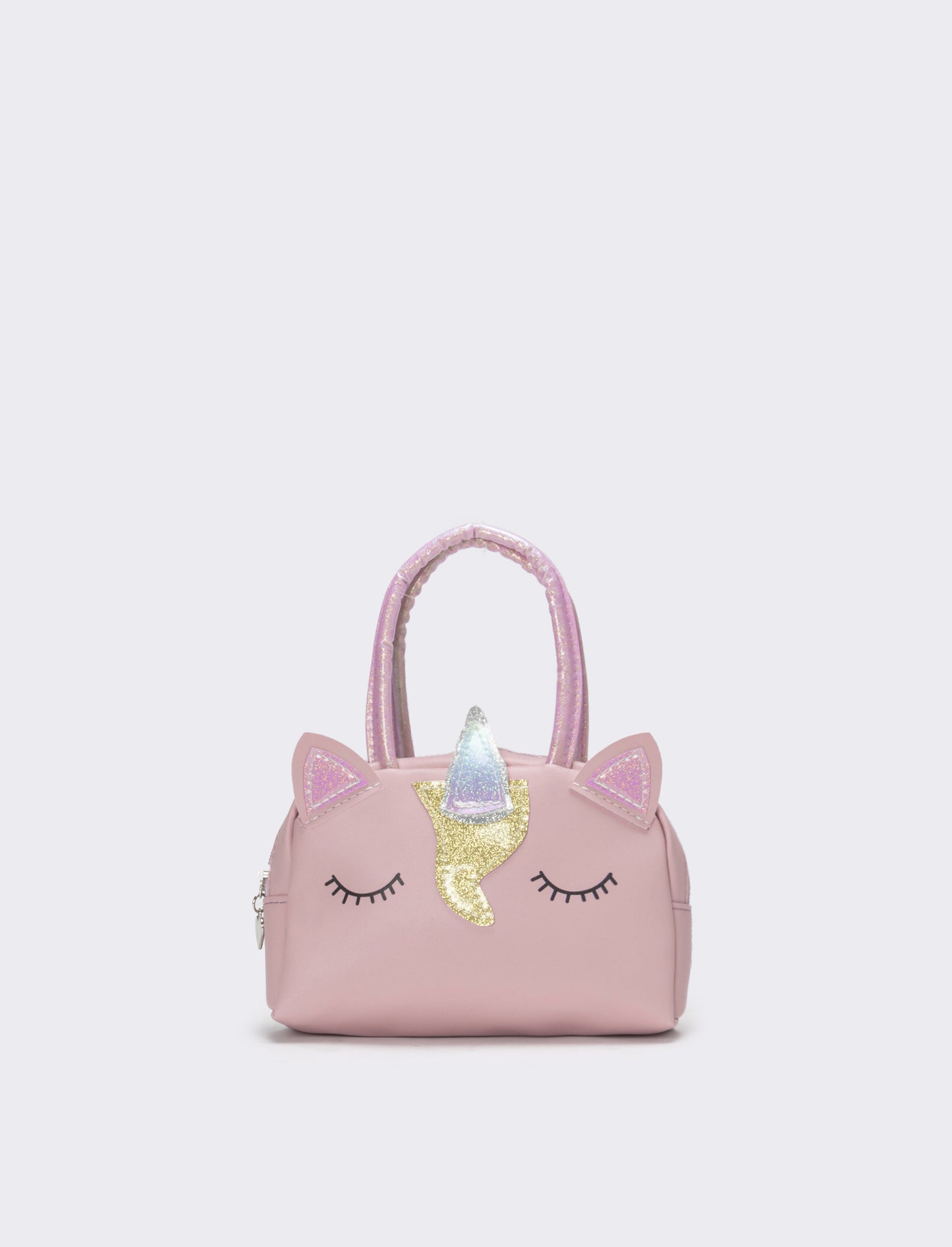 Borsa bauletto bambina unicorno con glitter - Rosa