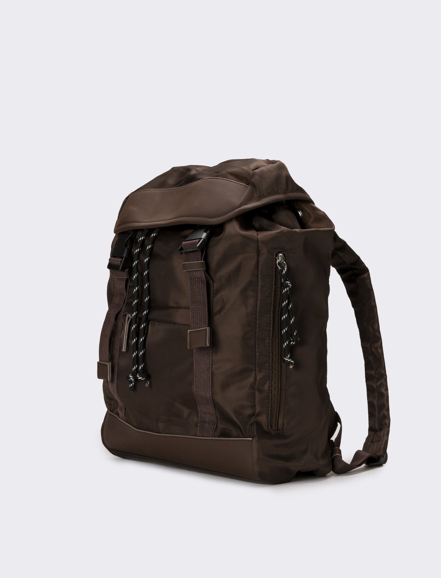 Zaino uomo con tasche e tiranti - Marrone