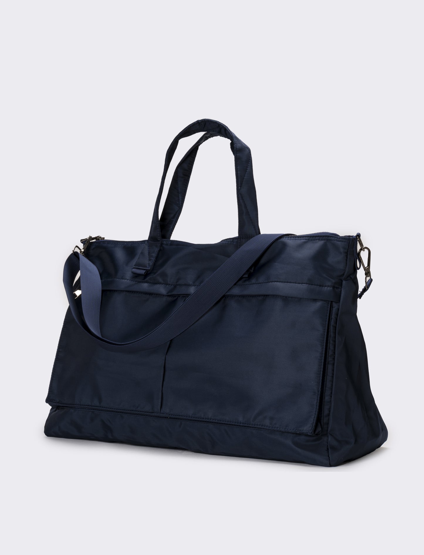 Borsone uomo in nylon - Blu