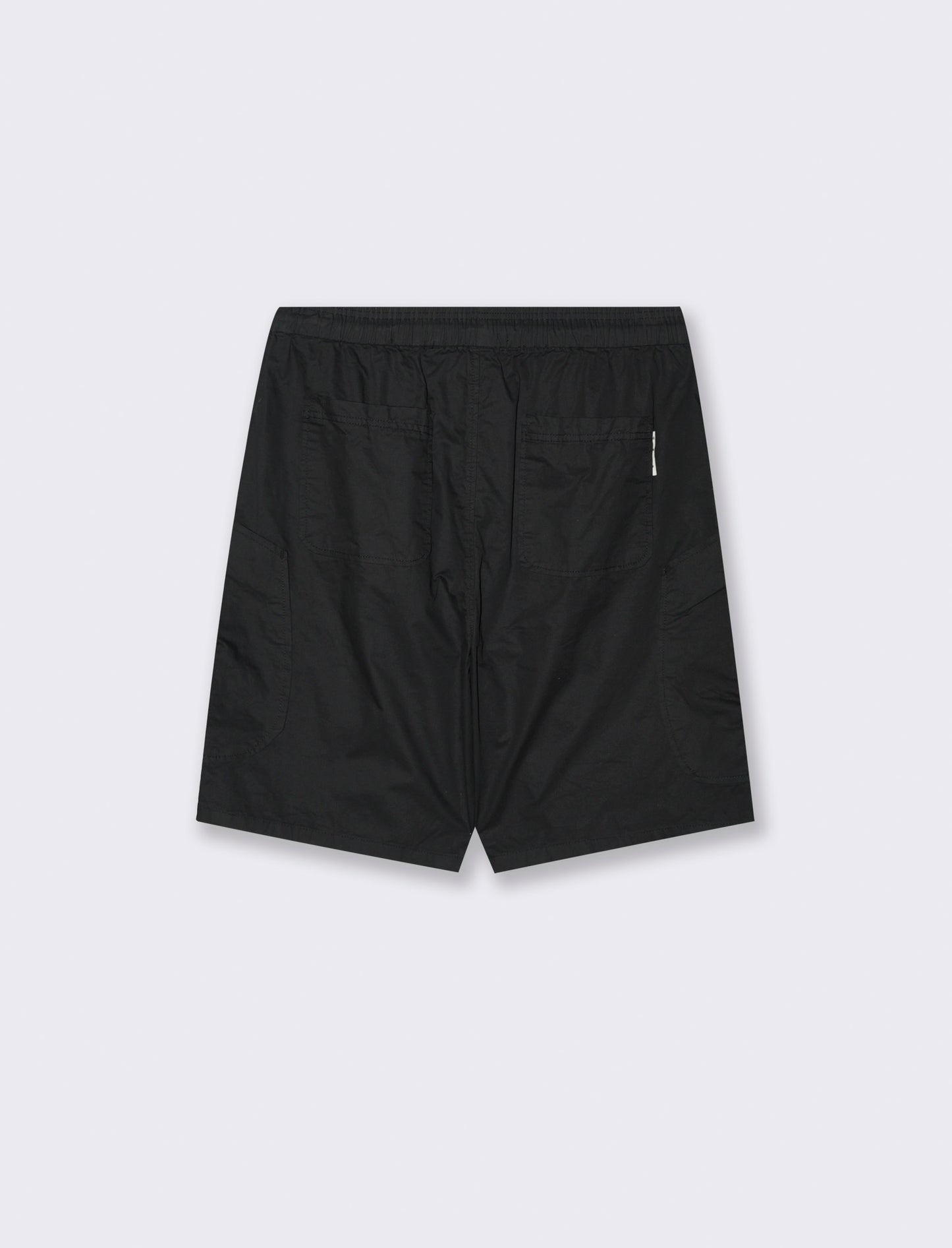 Bermuda jogger cargo relaxed fit da uomo - Nero