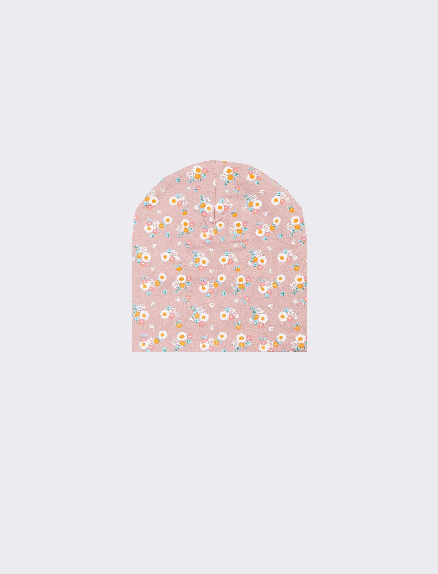 Cappello bambina con stampa fiorellini - Rosa