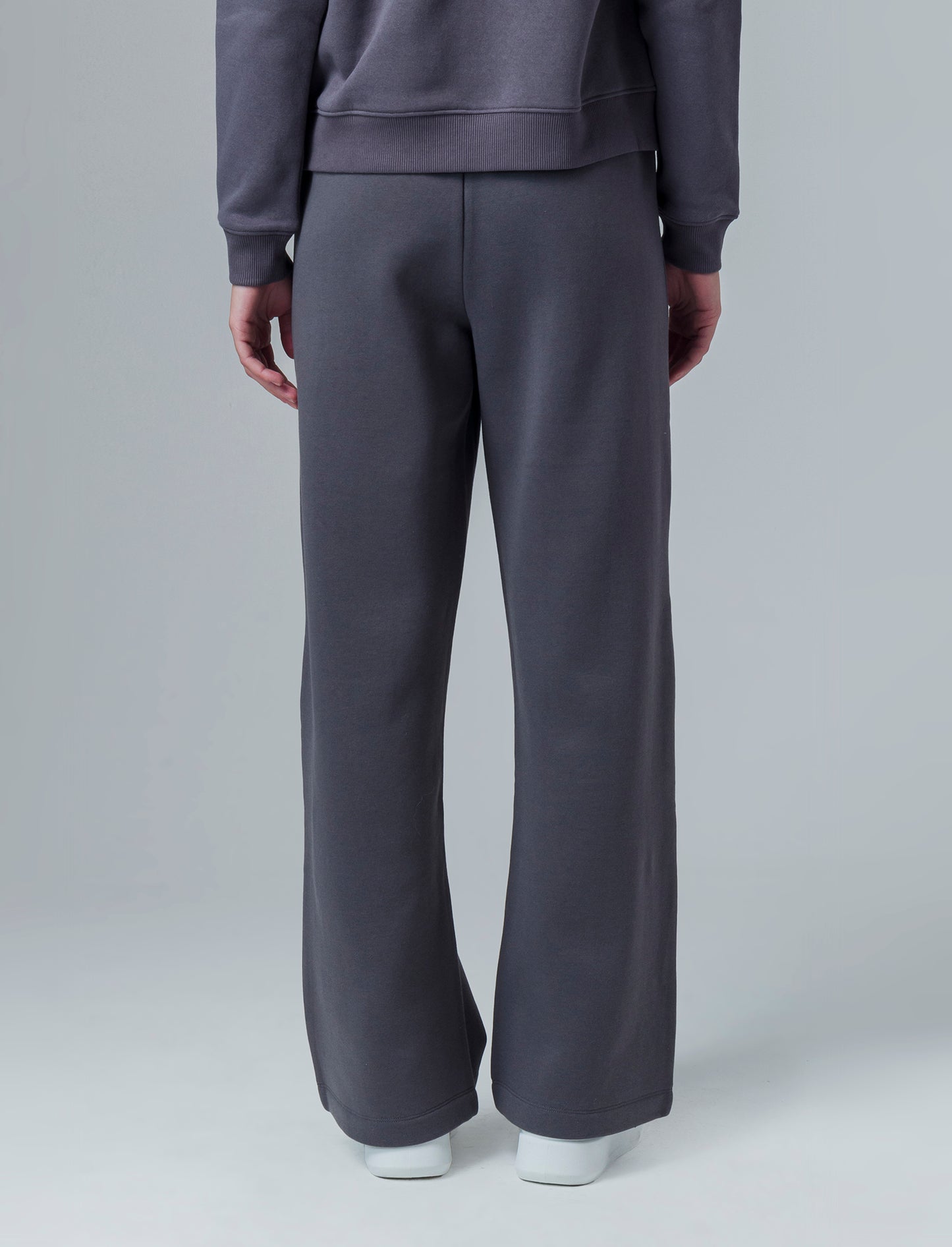 Jogger basico flare da donna - Grigio piombo