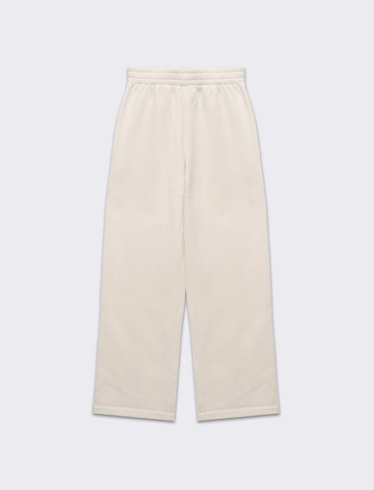 Jogger basico flare da donna - Avorio