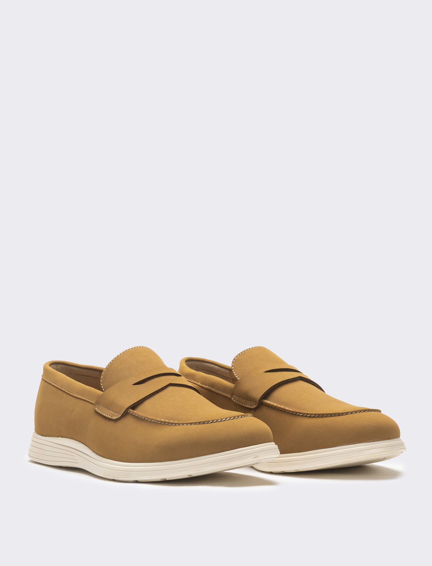Mocassino da uomo scamosciato - Beige