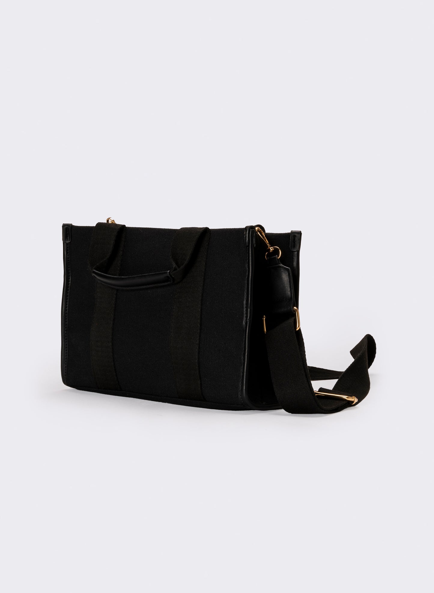 Shopper donna con manici corti - Nero