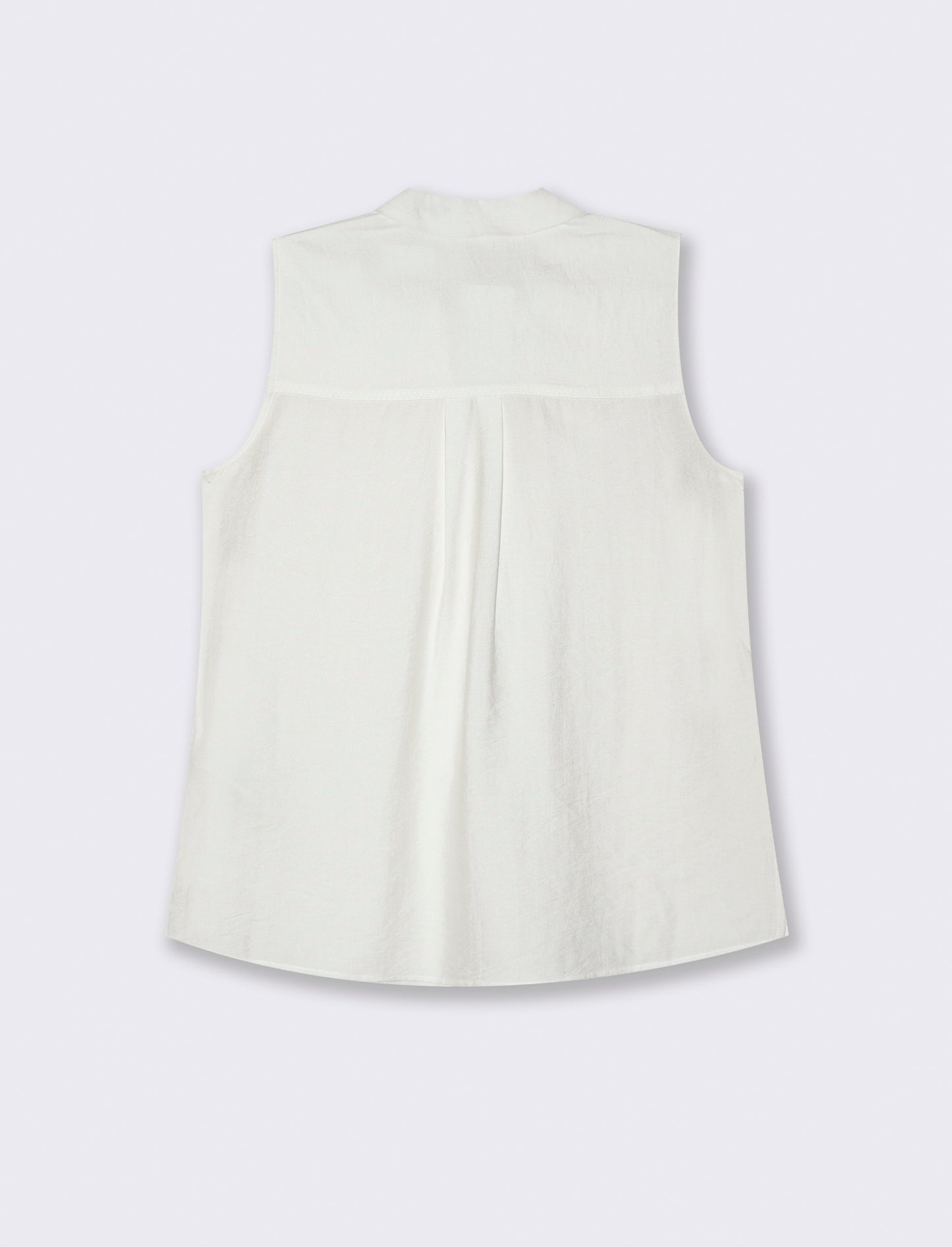 CAMICIA SMANICATA - Bianco latte