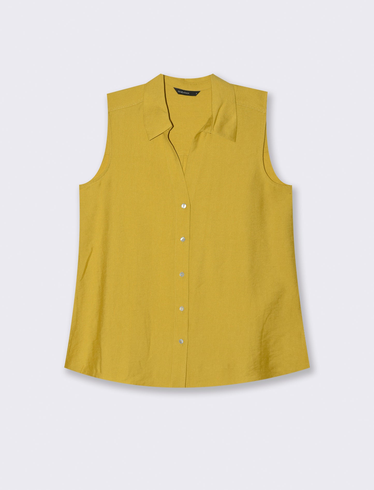 CAMICIA SMANICATA - Mostarda