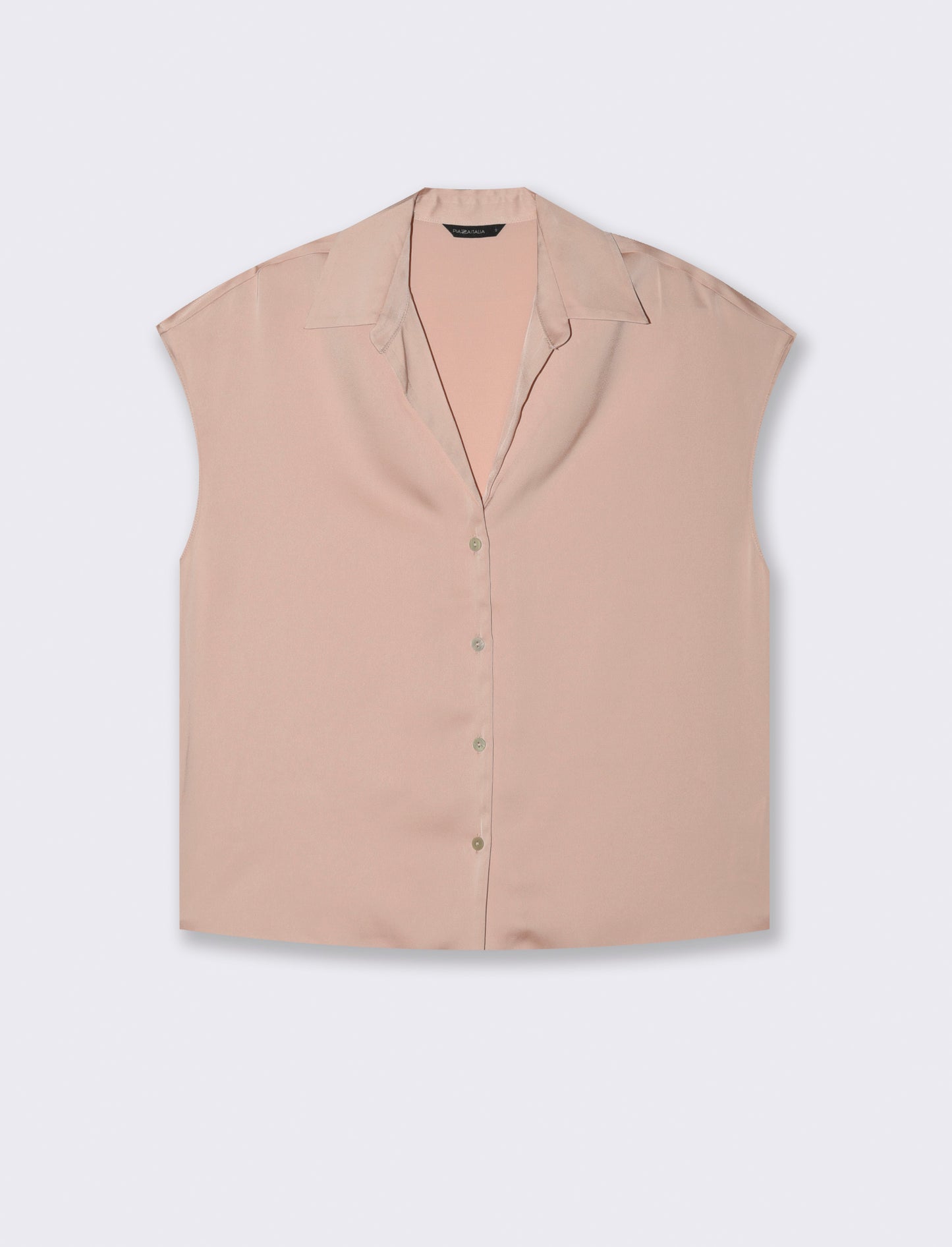 CAMICIA CON MANICHE AD ALETTA - Rosa chiaro