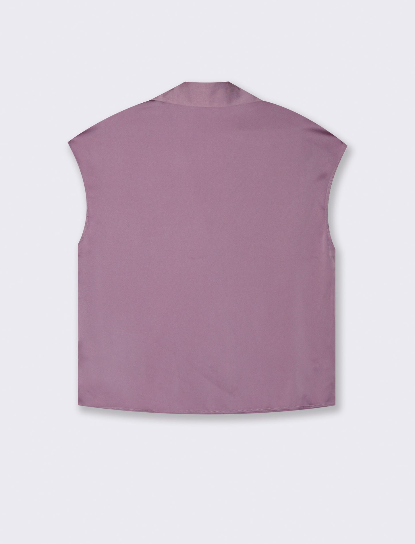 CAMICIA CON MANICHE AD ALETTA - Viola malva