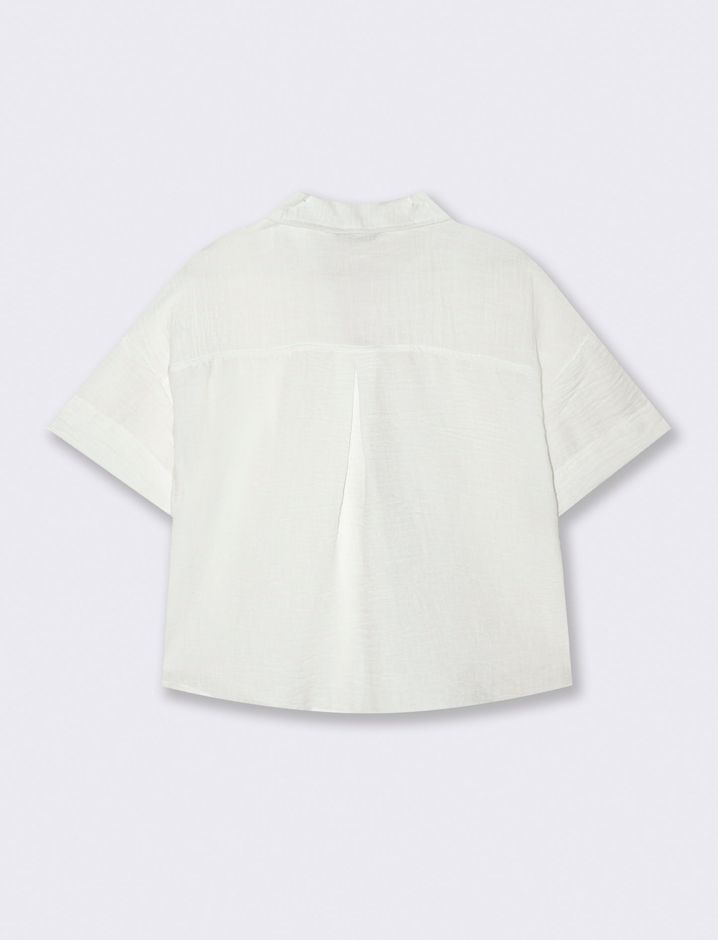 CAMICIA MANICA CORTA - Bianco latte