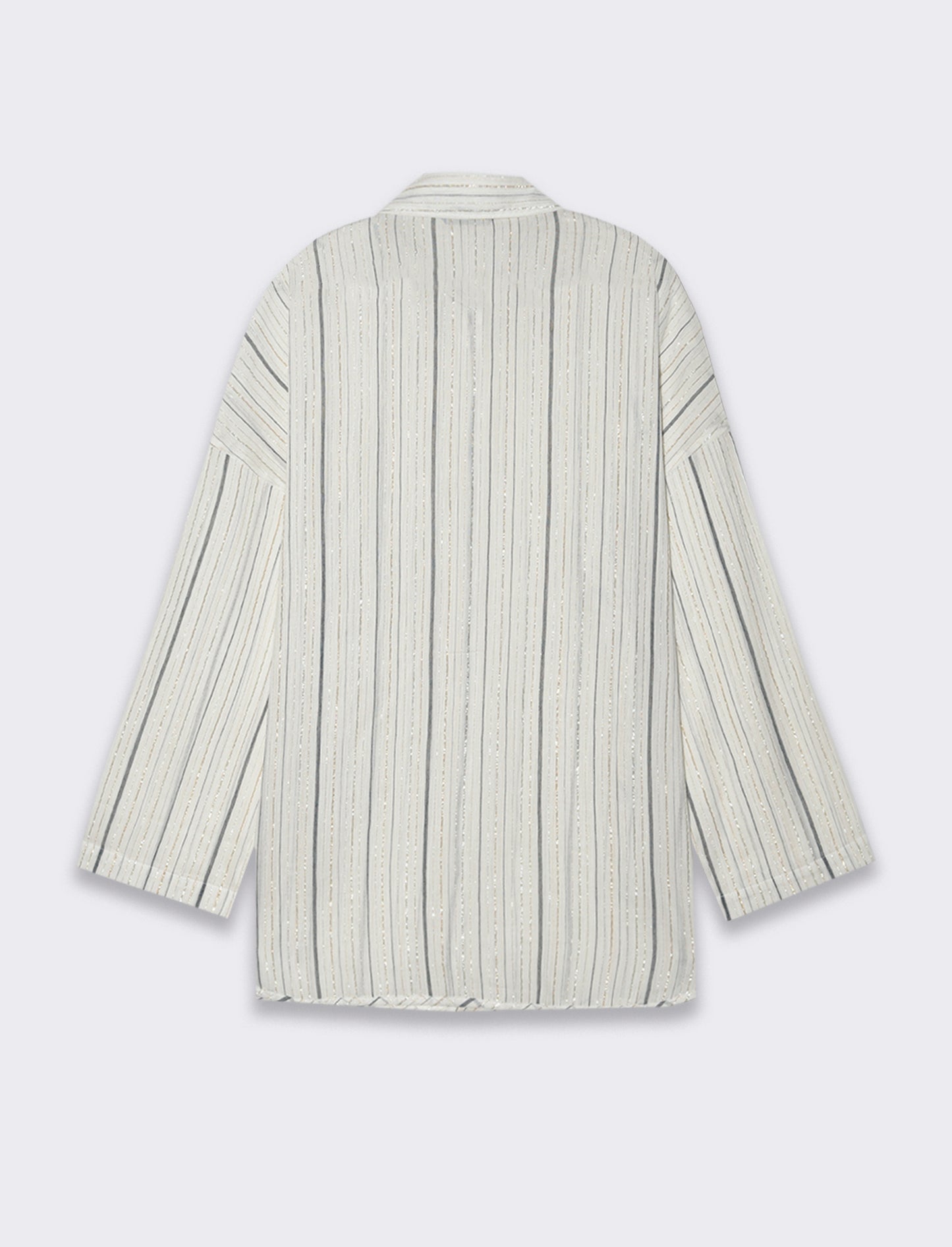 CAMICIA CON TESSUTO CON FILO EFFETTO METALLO - var 1