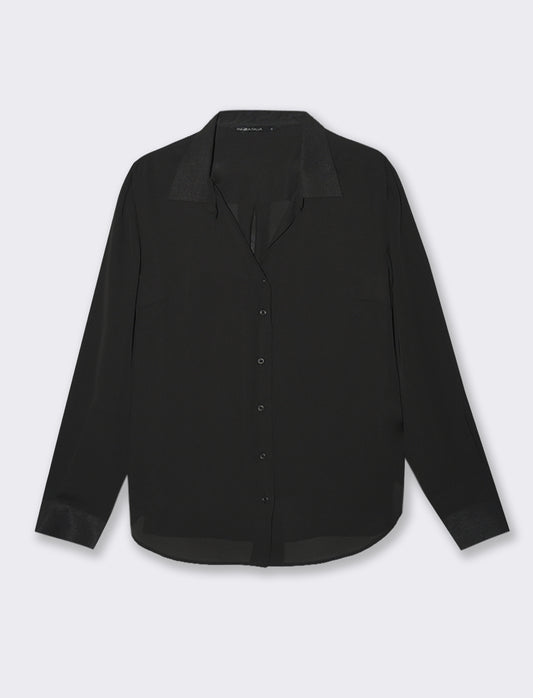 CAMICIA BASICA - Nero