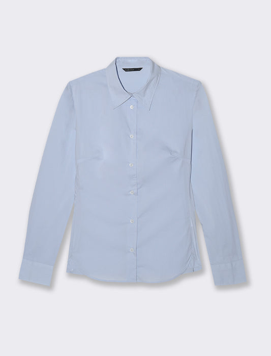 CAMICIA SILM FIT - Celeste