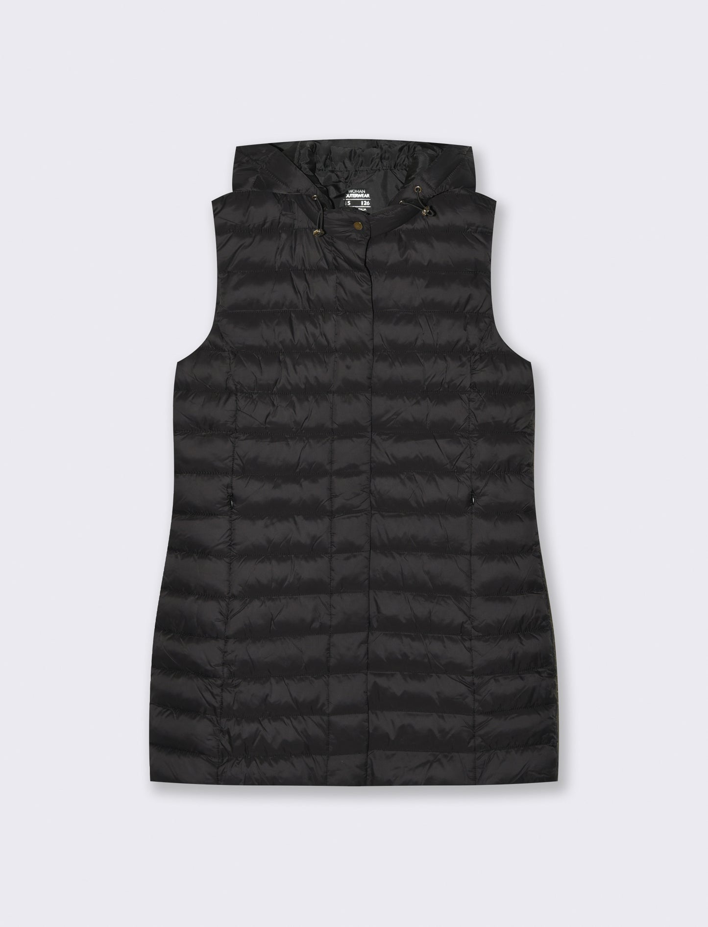 GIUBBOTTO SMANICATO - Nero