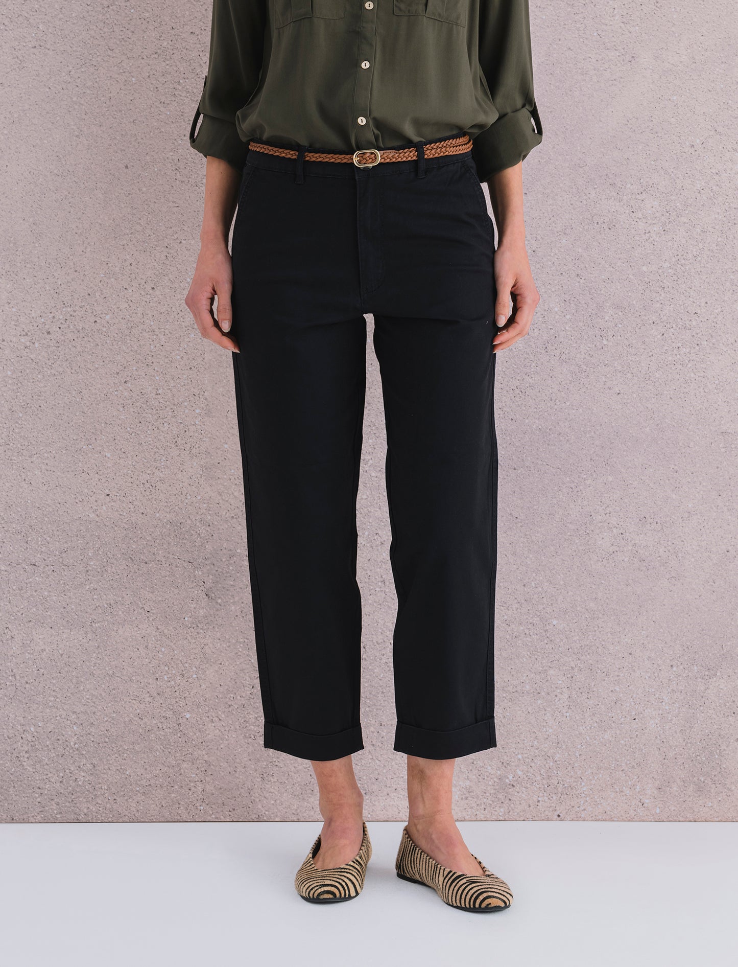 PANTALONE CHINO - Nero
