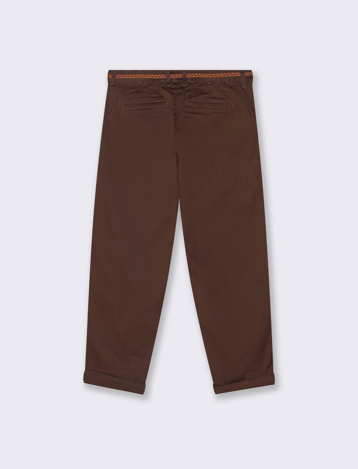 PANTALONE CHINO - Marrone cioccolato