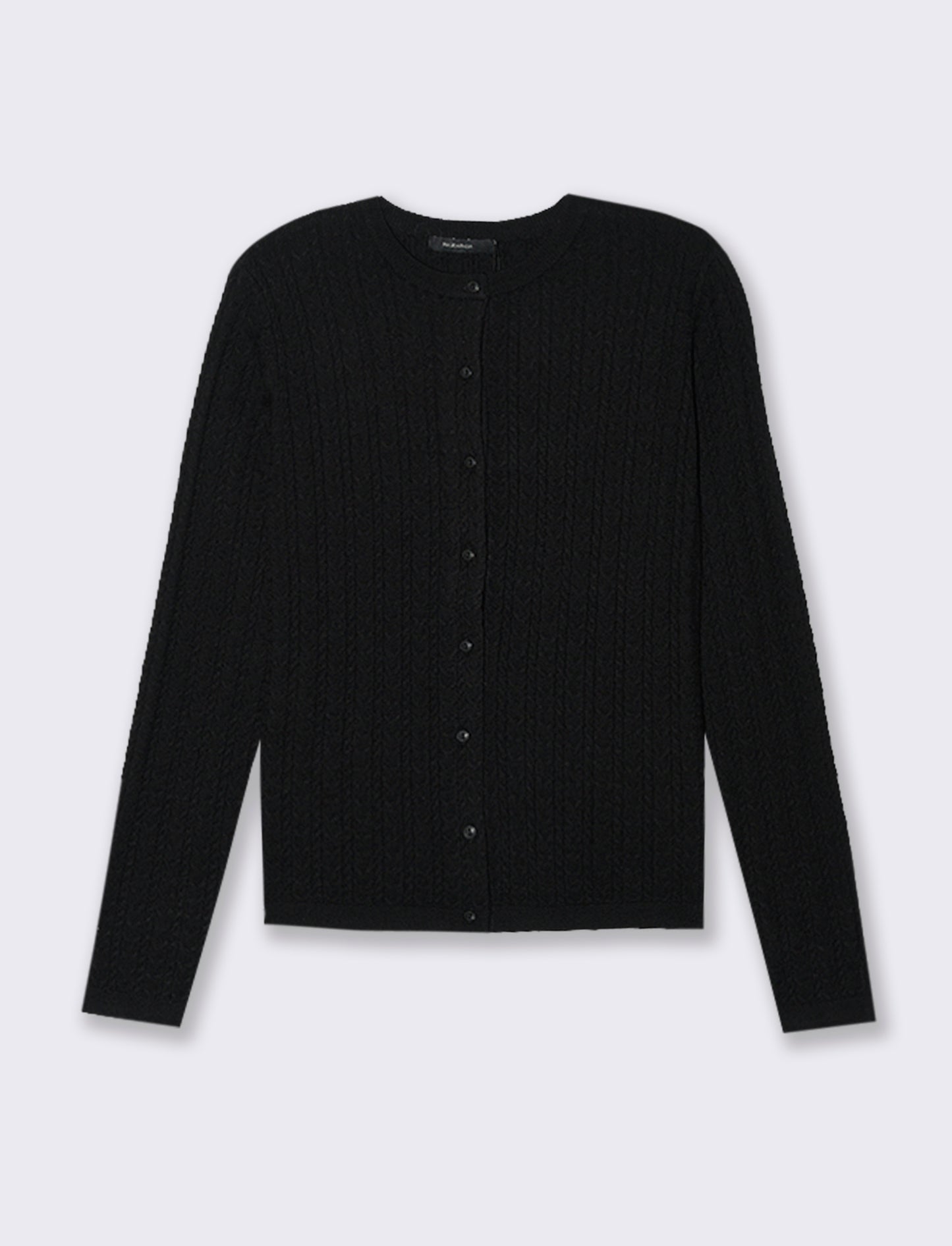 CARDIGAN A TRECCE - Nero