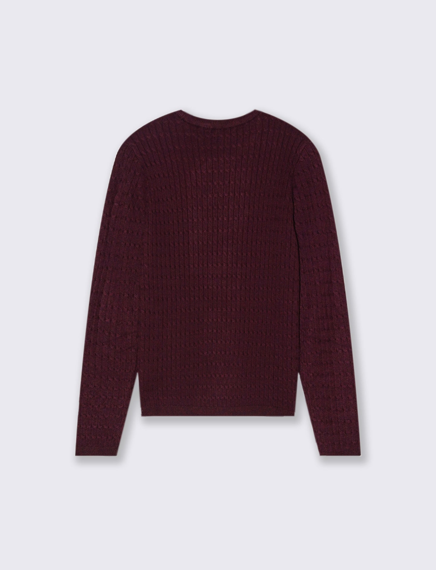 PULLOVER A TRECCE - Bordeaux