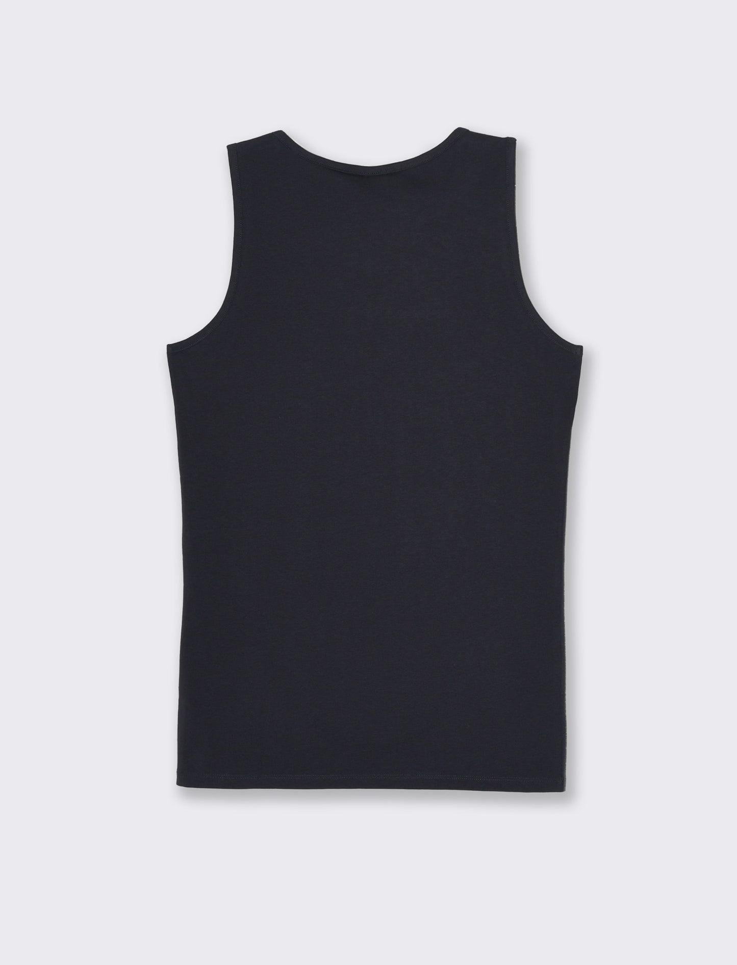 Canotta basic in cotone elasticizzato da uomo - Blu