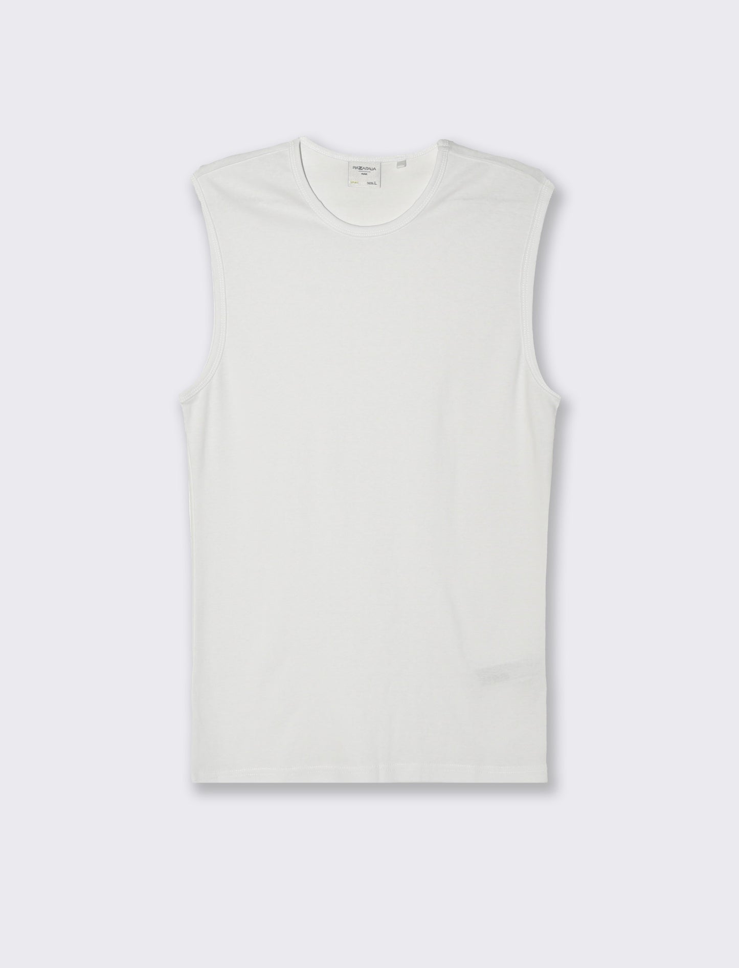 T-shirt senza maniche da uomo - Bianco