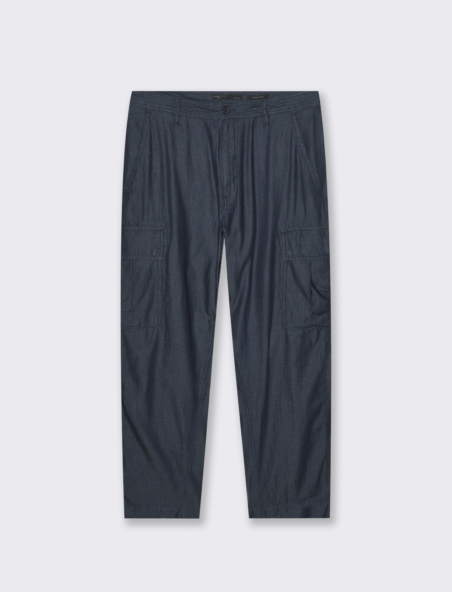 Jeans leggero cargo fit da uomo - DENIM SCURO