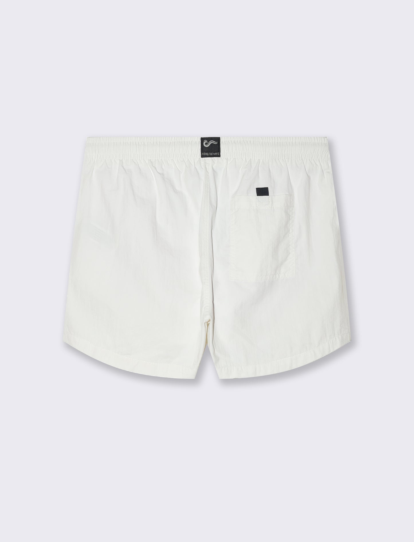 Man's premium fabric beachwear costume - White