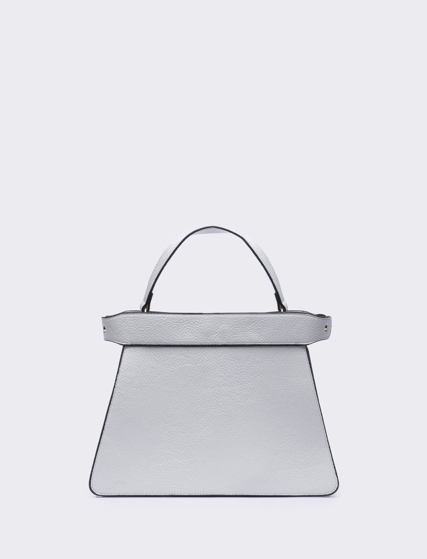 Borsa donna trapezio a mano 33l/24h/14p - Bianco sporco