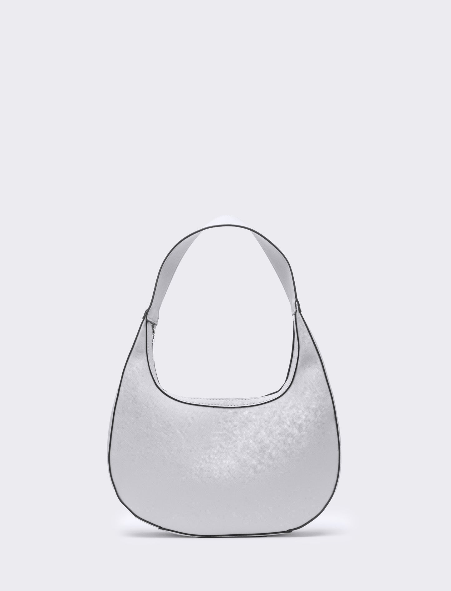 Borsa donna a spalla l30/h7/p17,5cm - Bianco sporco