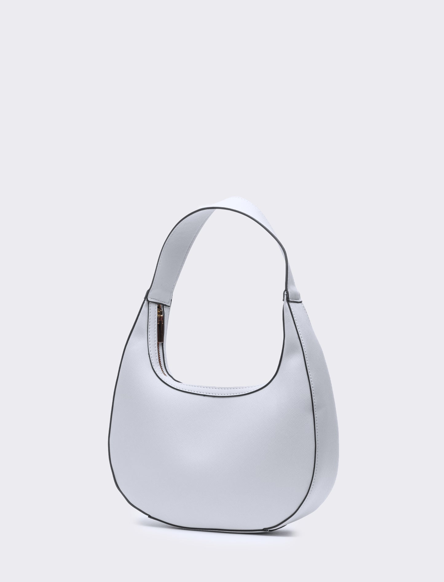 Borsa donna a spalla l30/h7/p17,5cm - Bianco sporco
