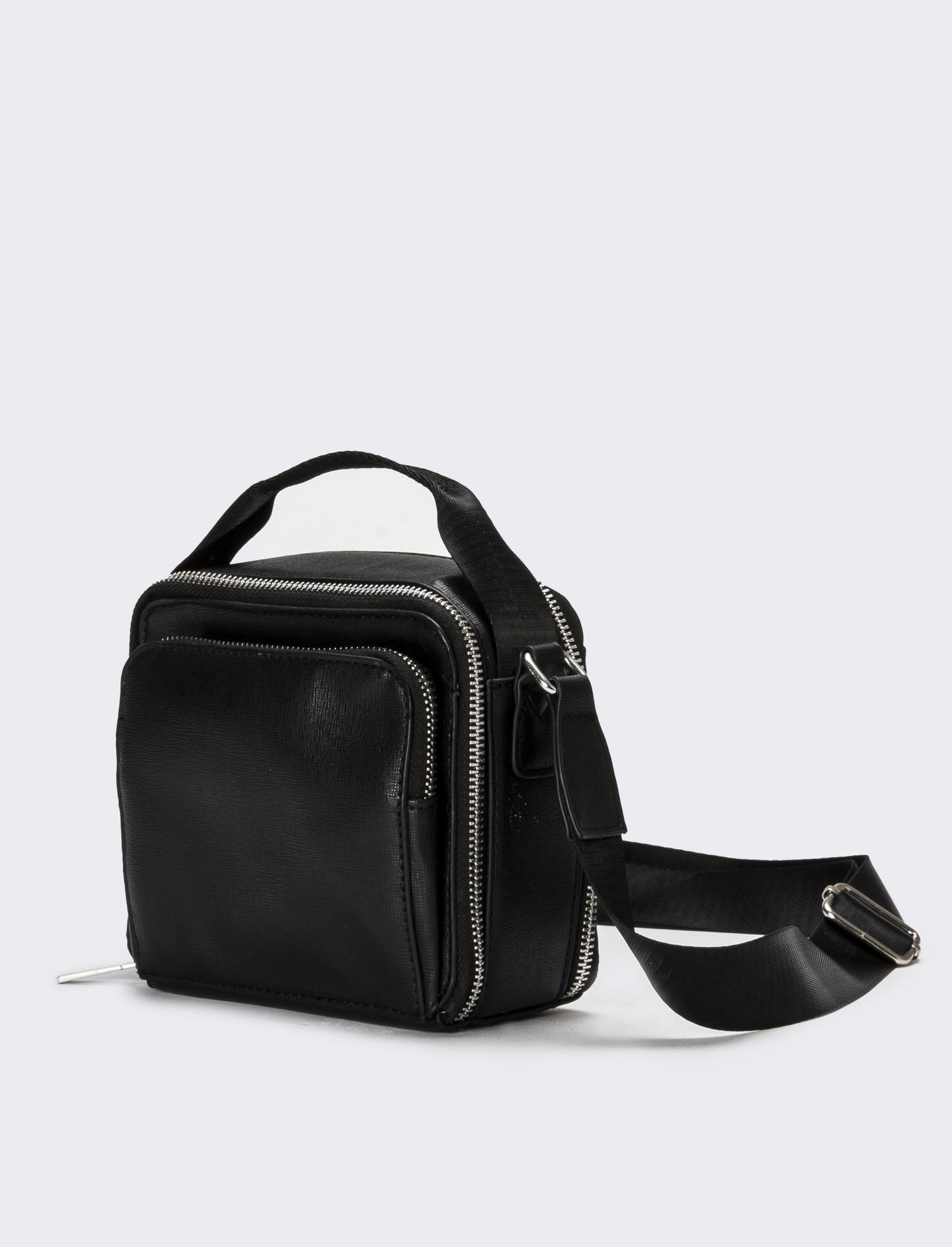 Borsa uomo a mano e tracolla - Nero