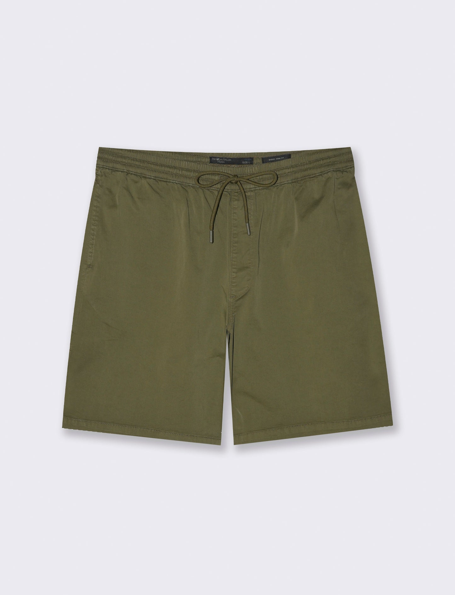 Bermuda baggy wide fit da uomo - Verde oliva