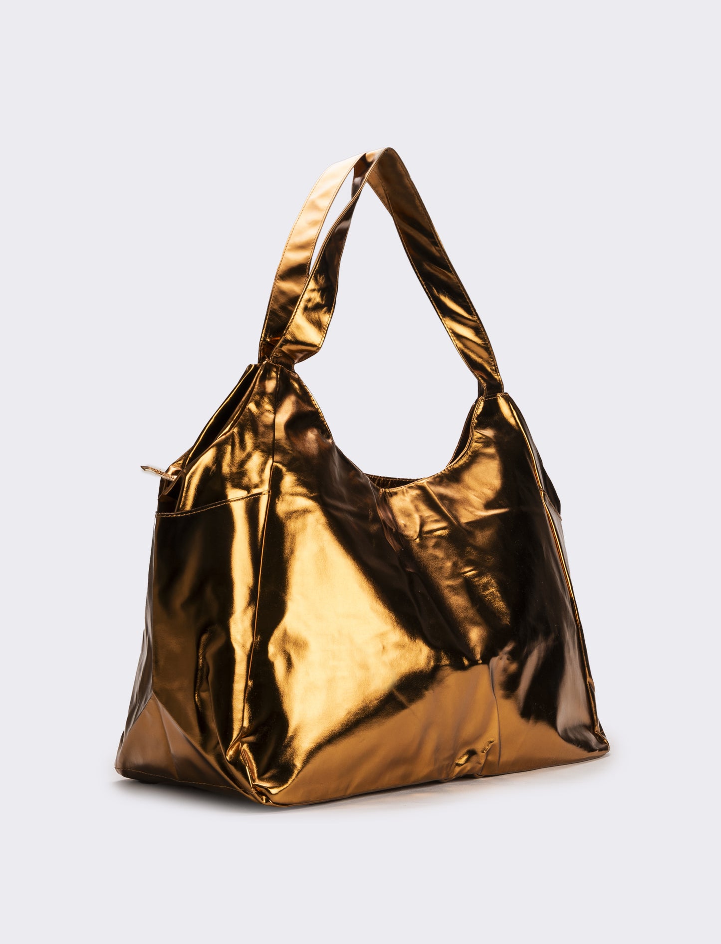 Borsa mare donna da spalla due manici - Bronzo