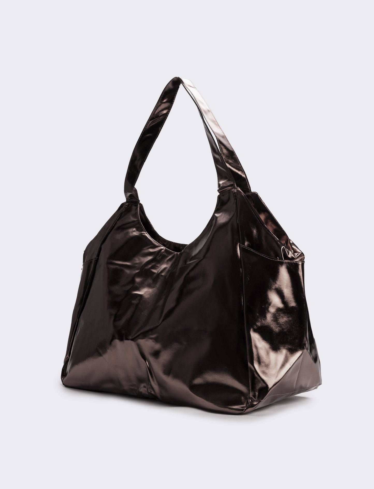 Borsa mare donna da spalla due manici - canna di fucile
