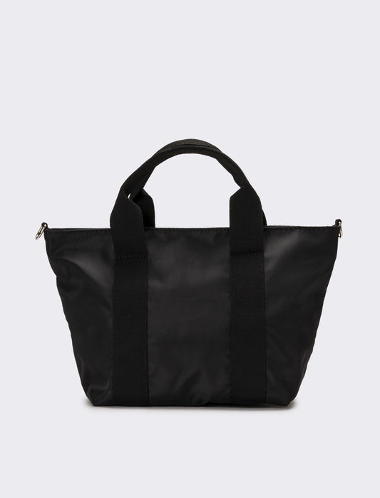 Borsa donna in nylon piccola - Nero