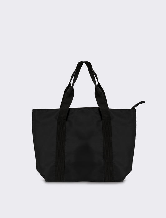 Borsa donna grande in nylon - Nero