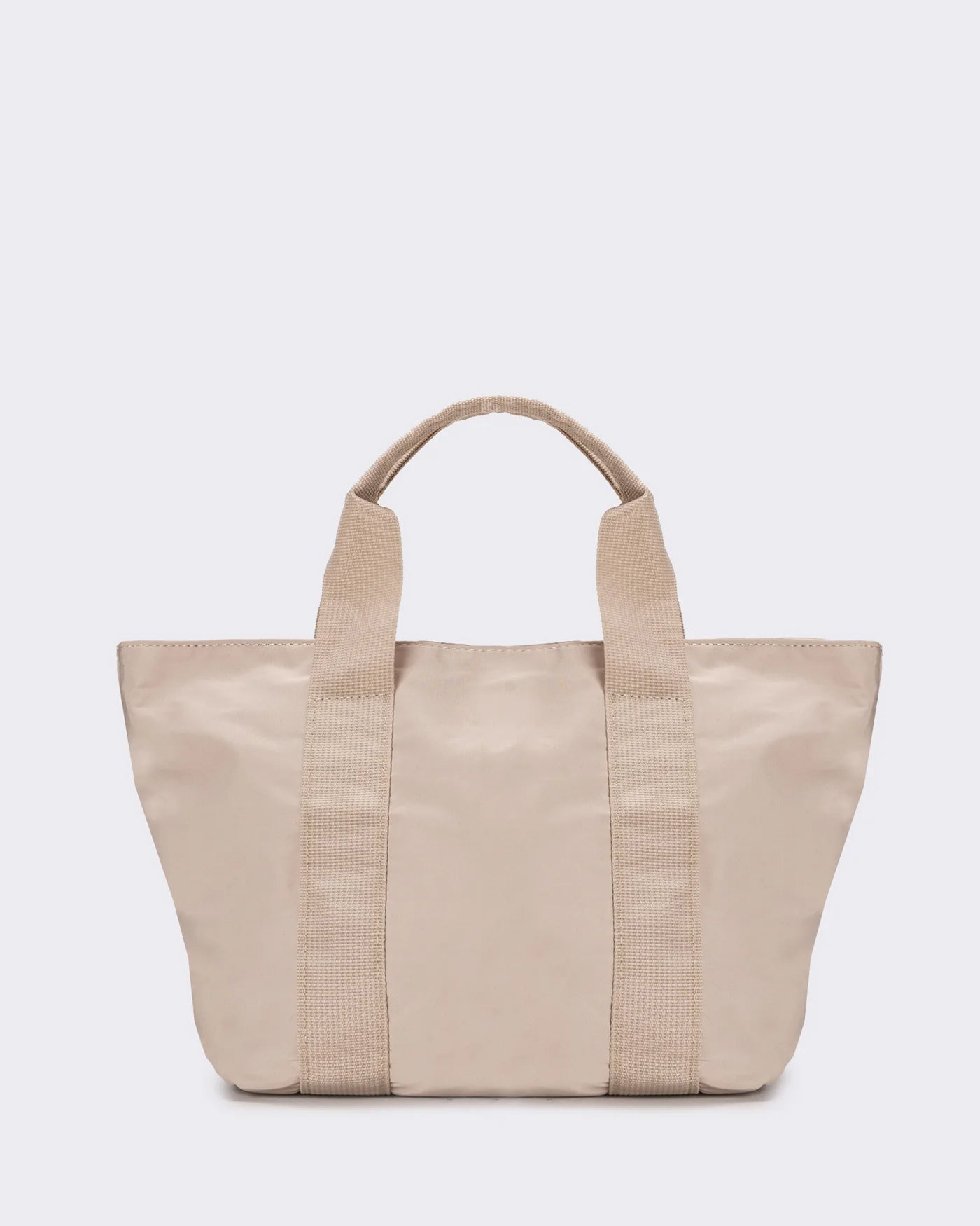 Borsa donna grande in nylon - Beige