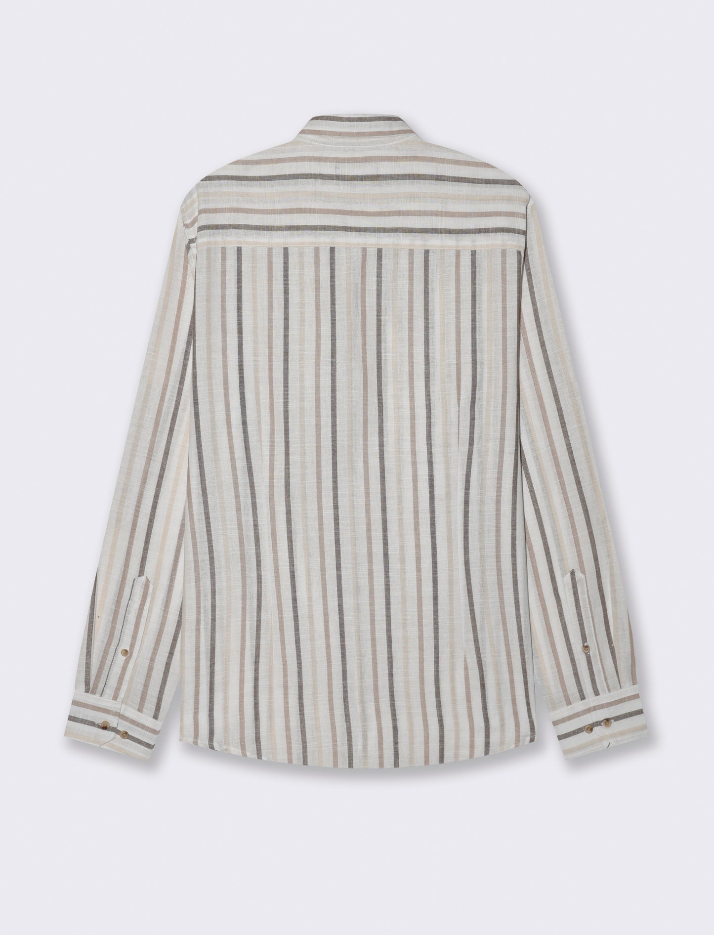Camicia a righe da uomo - Beige