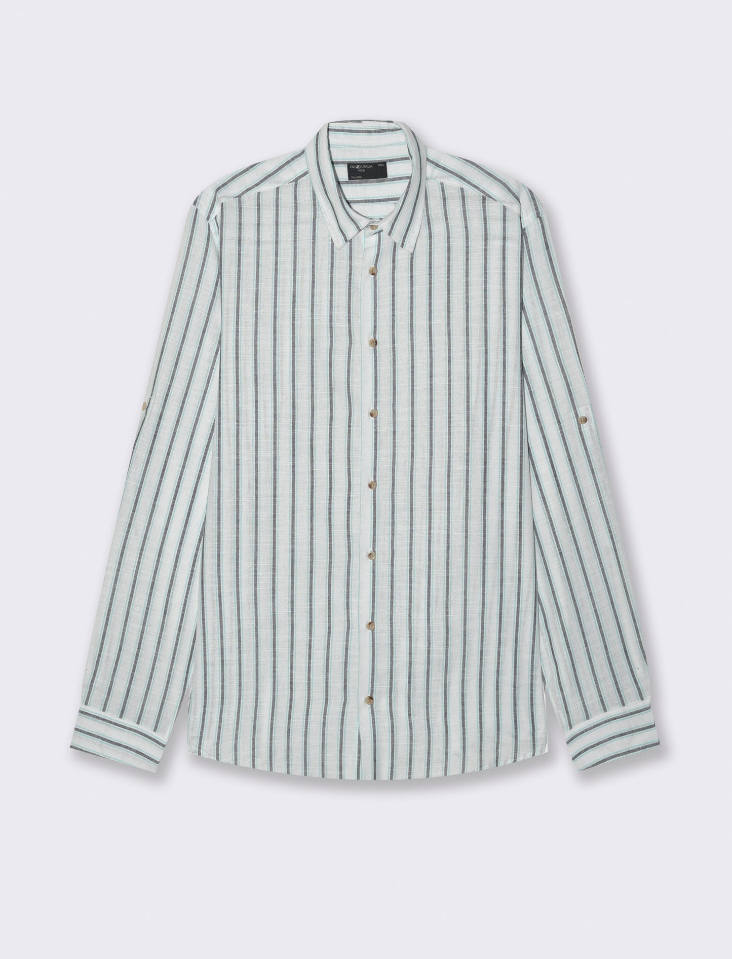 Camicia a righe da uomo - Blu