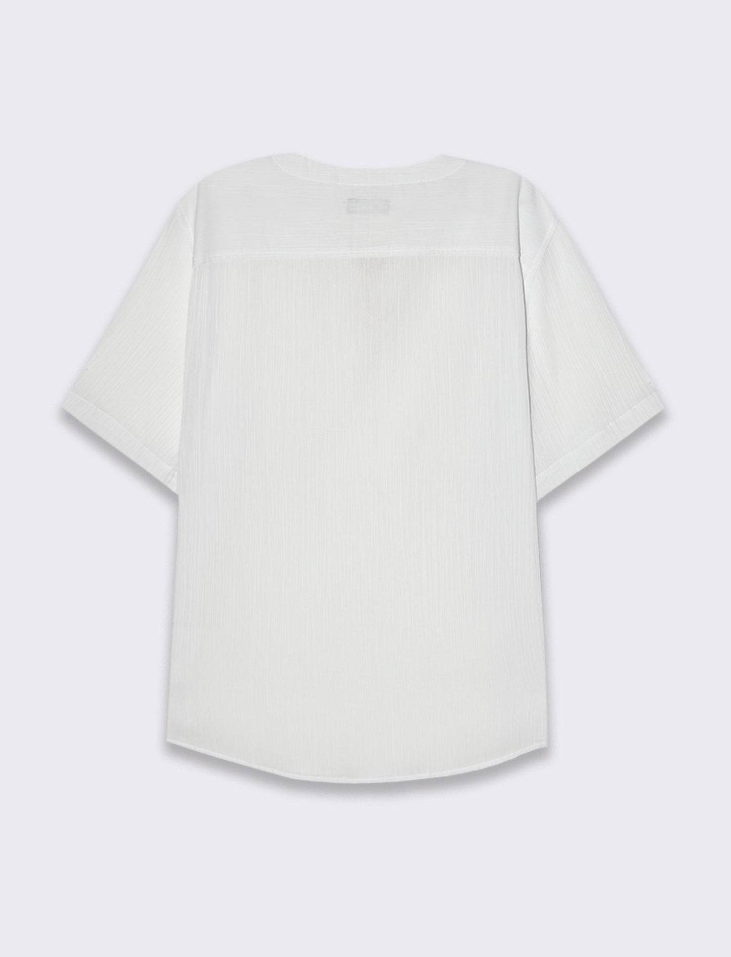Casacca effetto crepe da uomo - Bianco