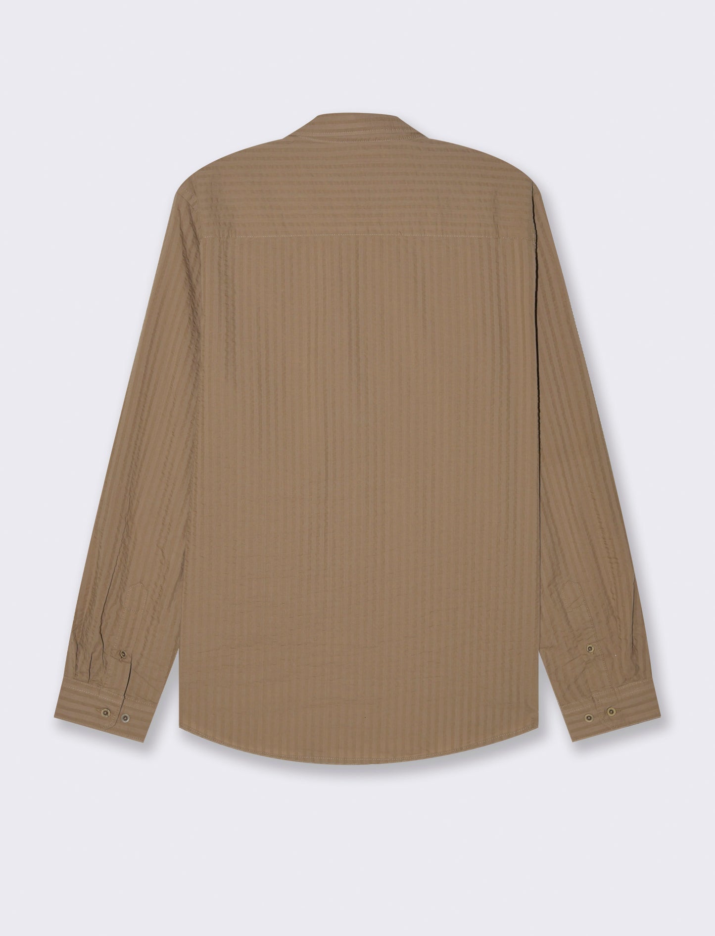 Casacca in tessuto seer sucker da uomo - Grigio tortora