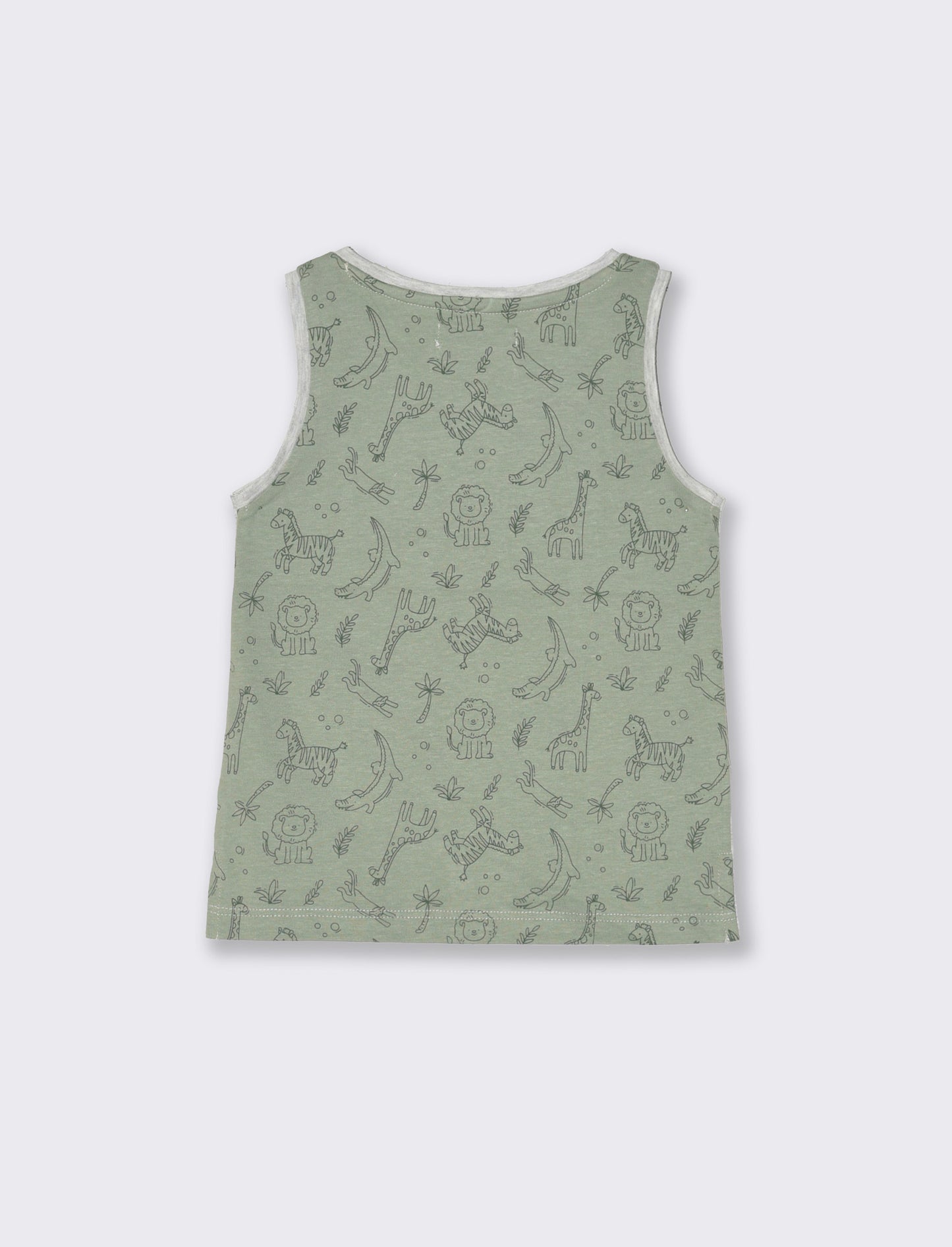 T-shirt con stampa 3D da neonato - Grigio mel.
