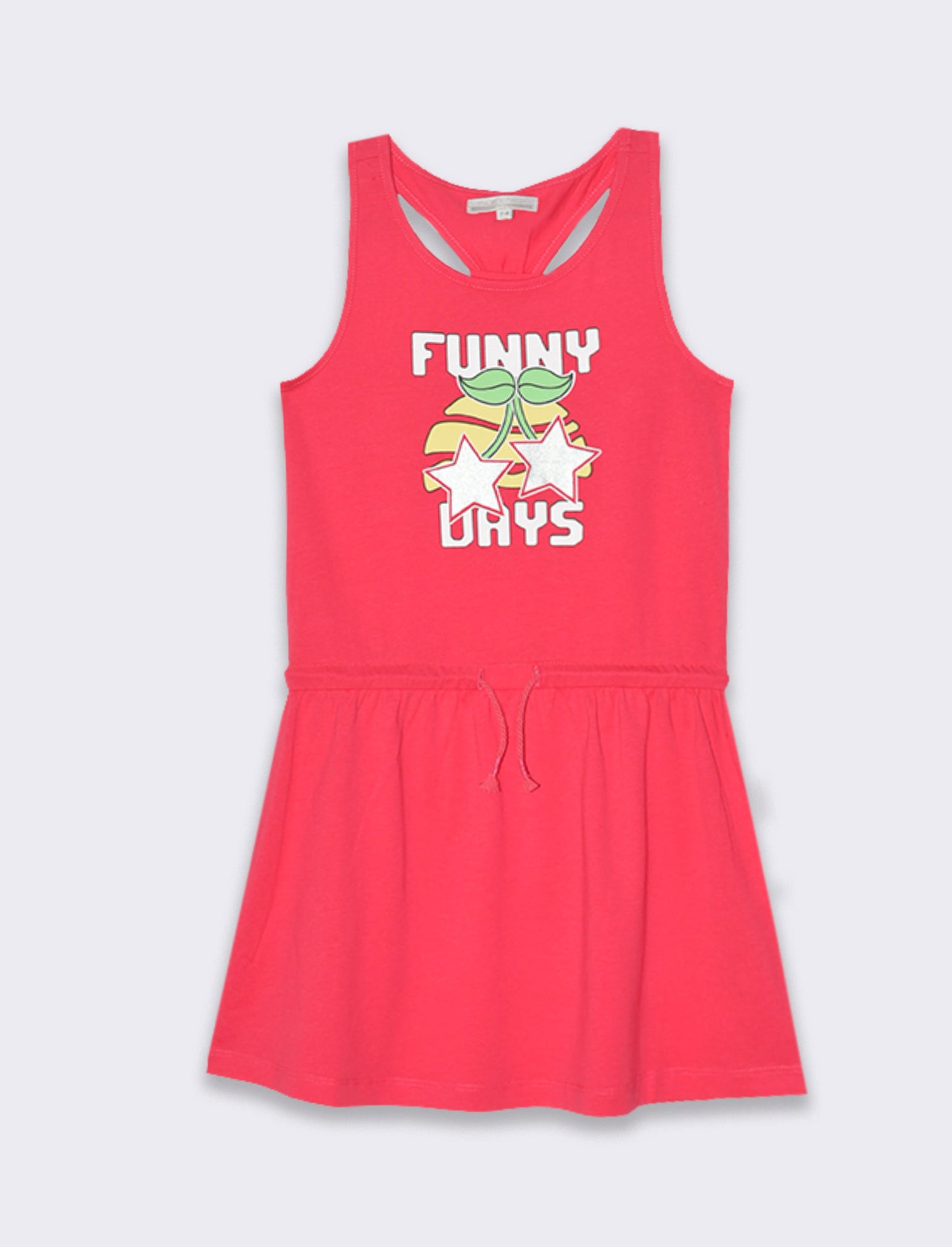 Vestito ampio da bambina - Fuxia