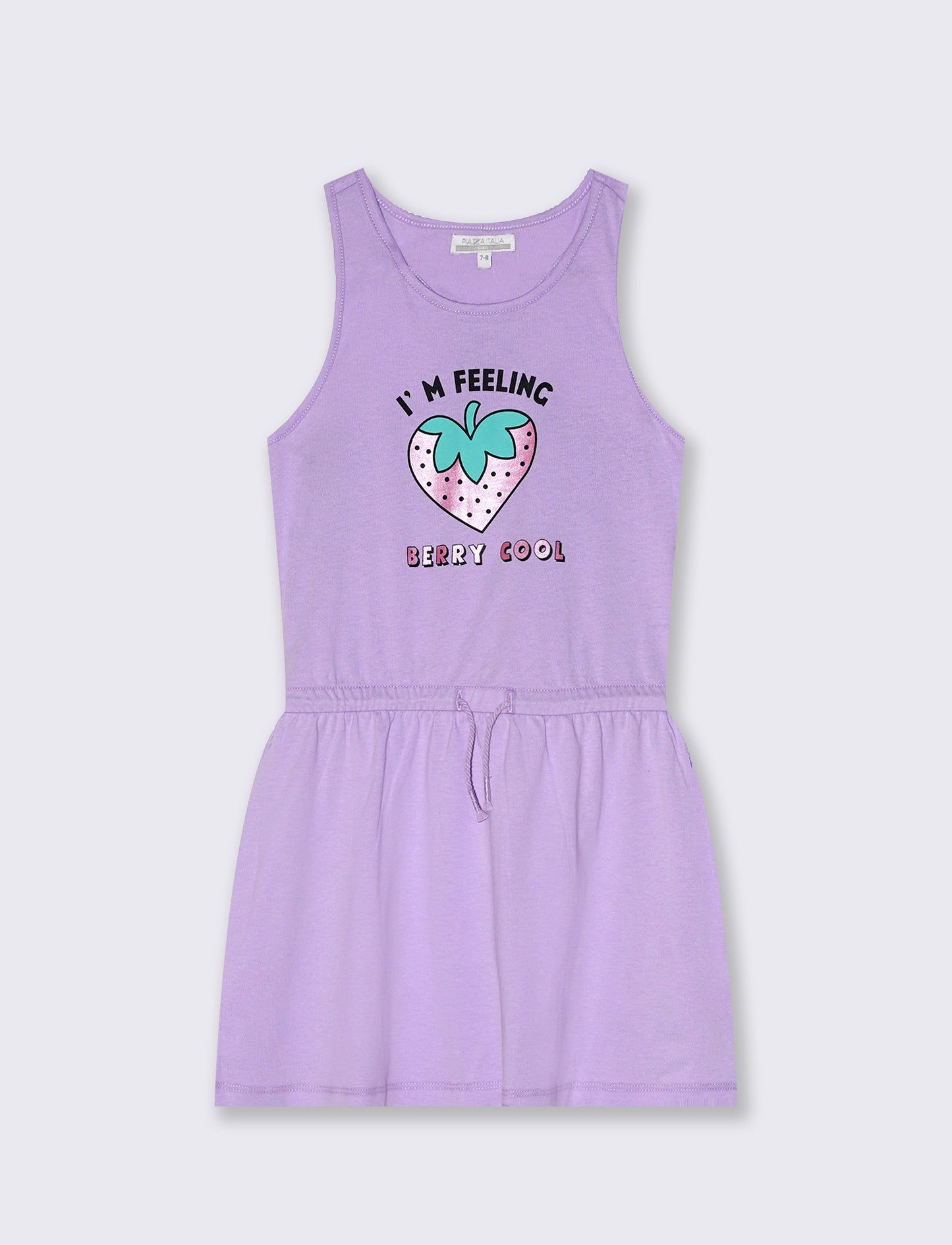 Vestito ampio da bambina - Lilla