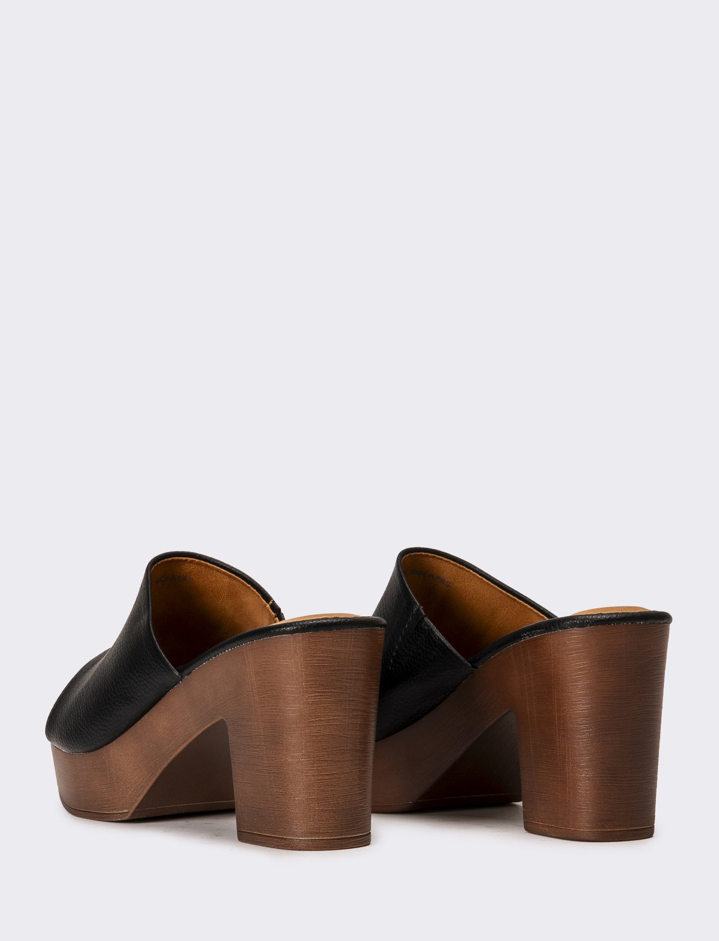 Sabot  tacco alto da donna - Nero