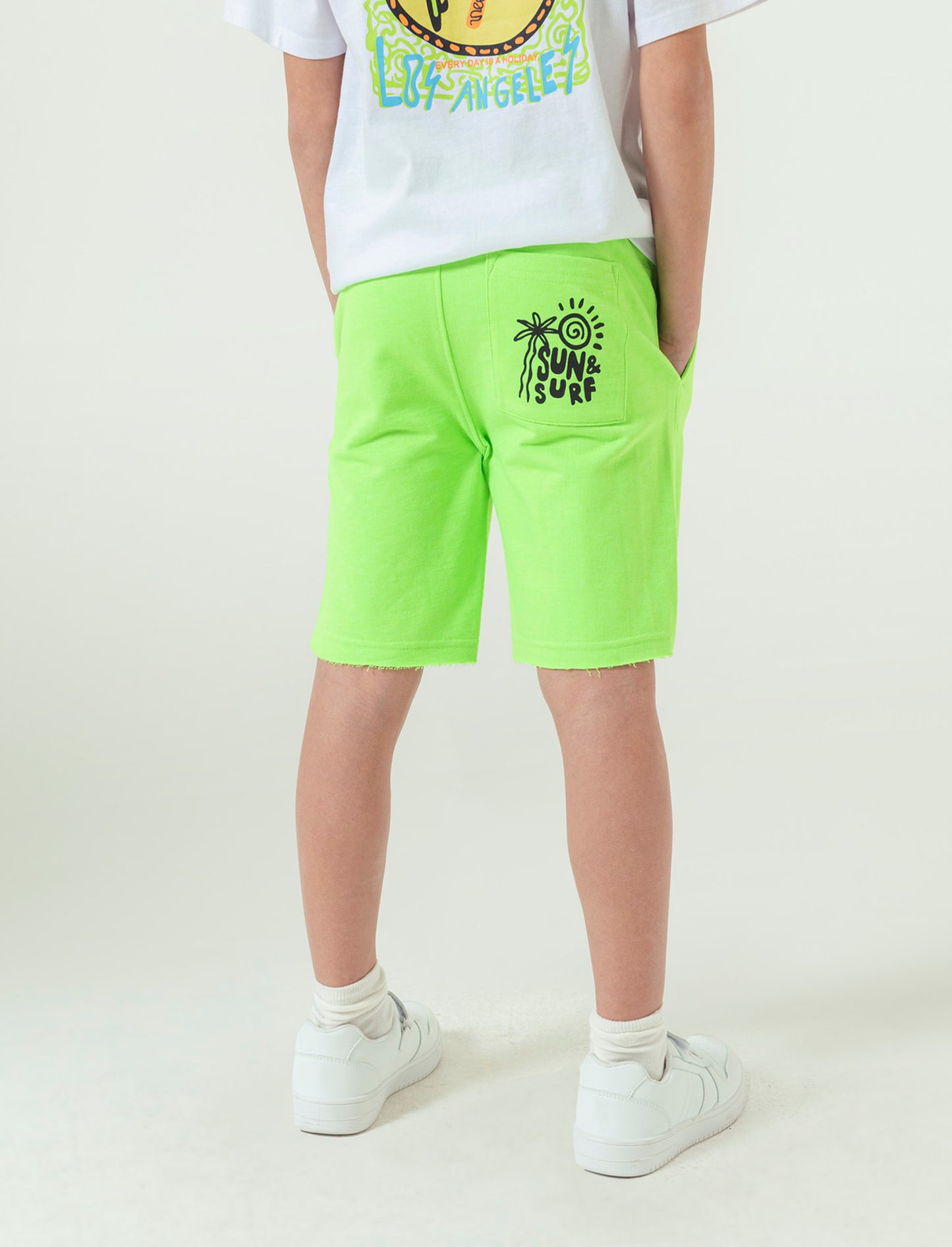 Bermuda fluo da bambino - Verde