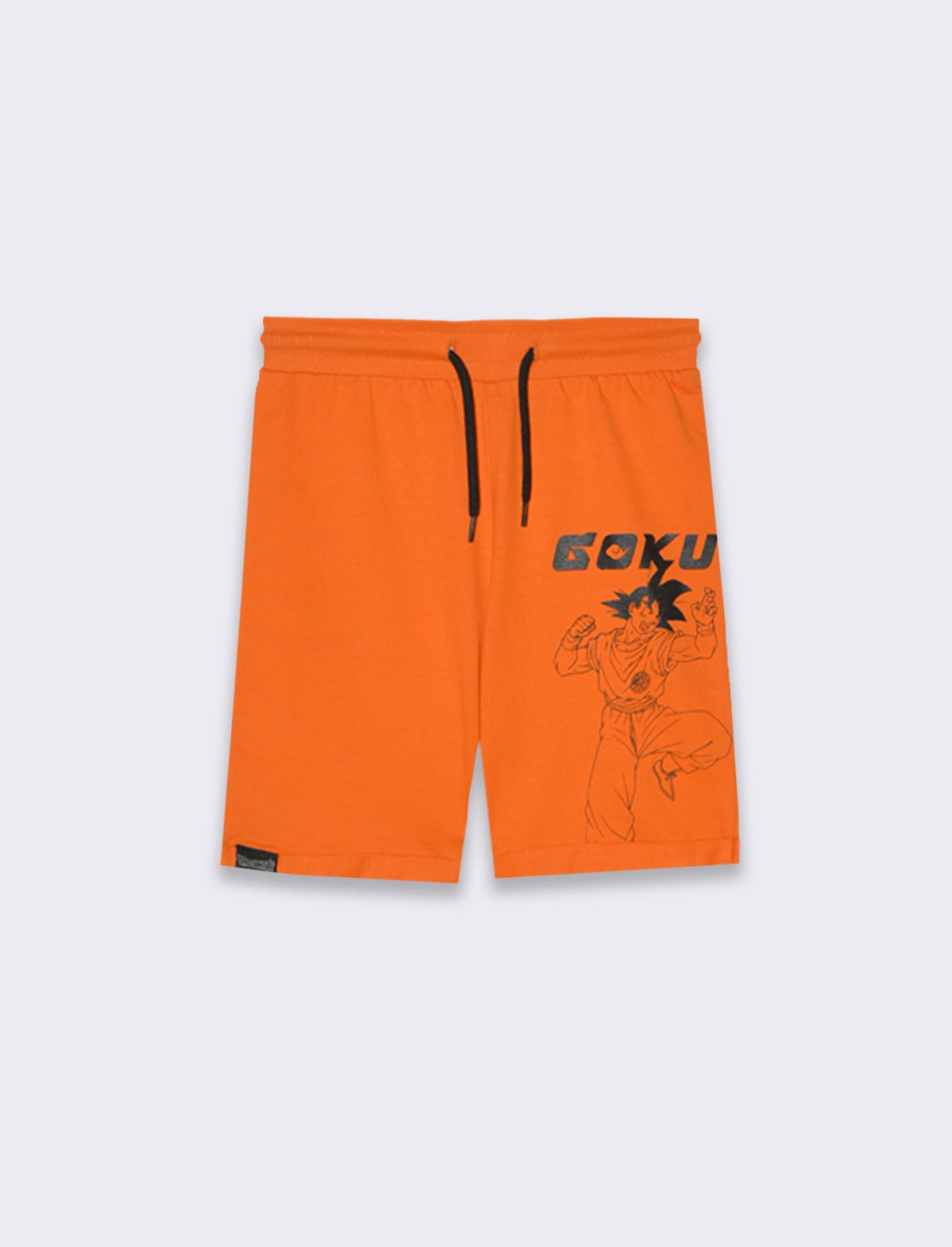 Bermuda in felpa con personaggi da bambino - Arancio