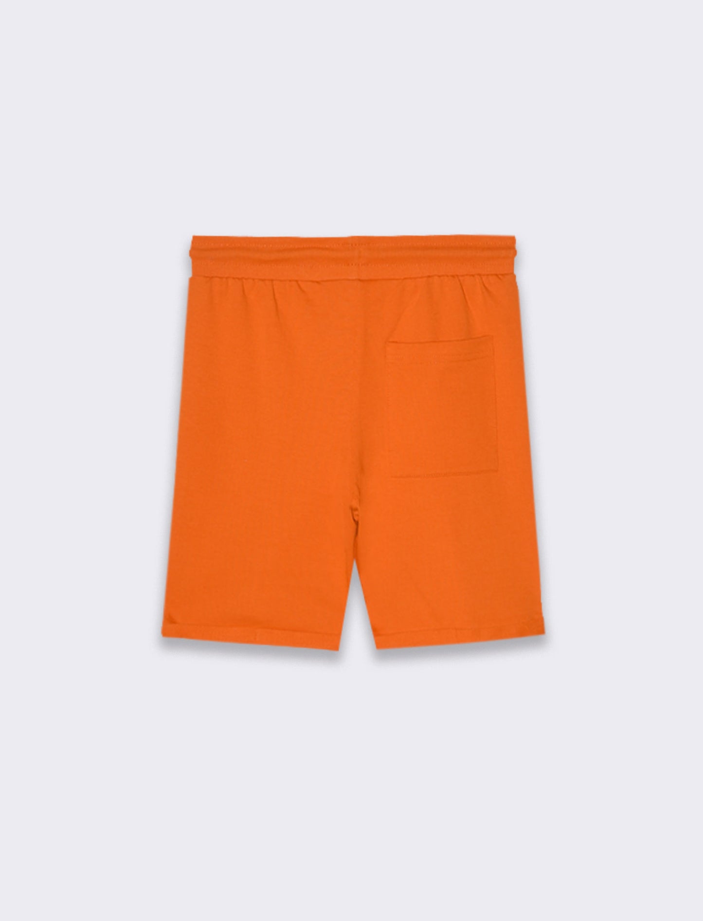 Bermuda in felpa con personaggi da bambino - Arancio