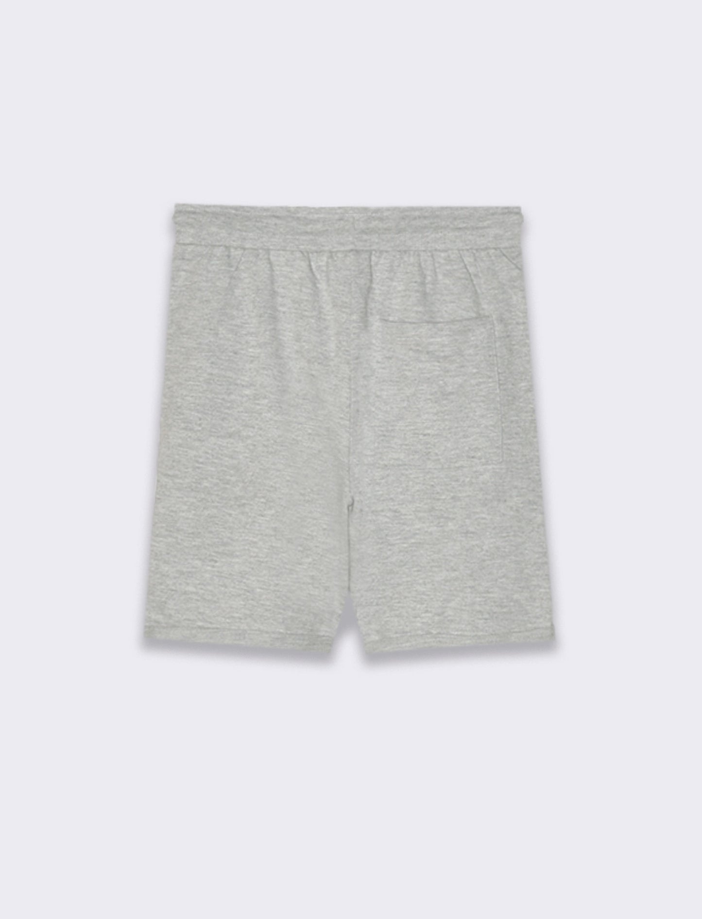 Bermuda in felpa con personaggi da bambino - Grigio mel.